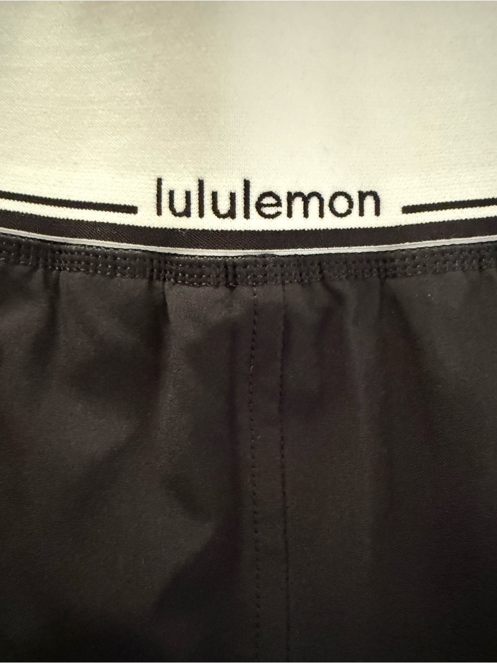 Lululemon Swift High-Rise Wide-Leg Pant w/Logo Black Sz L